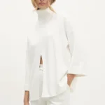 Answear Lab pulover femei, culoarea bej, light, cu guler