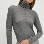 Day Birger et Mikkelsen pulover din amestec de lana Eve - Soft Wool femei, culoarea gri, light, cu guler, DAY65243433