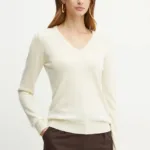 Silvian Heach pulover de lana MAIWALD femei, culoarea bej, light, GPA24313MA