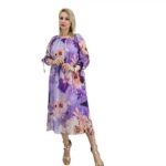 Rochie dreapta tip matase Mariana 14