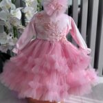 Rochita fetite cu tulle ,margele si broderie - Karmen