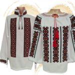Set Traditional Cuplu 585 Camasi traditionale cu broderie