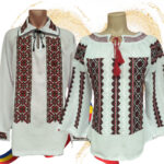 Set Traditional Cuplu 586 Camasi traditionale cu broderie