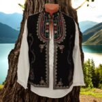 Vesta Traditionala copii negru 11