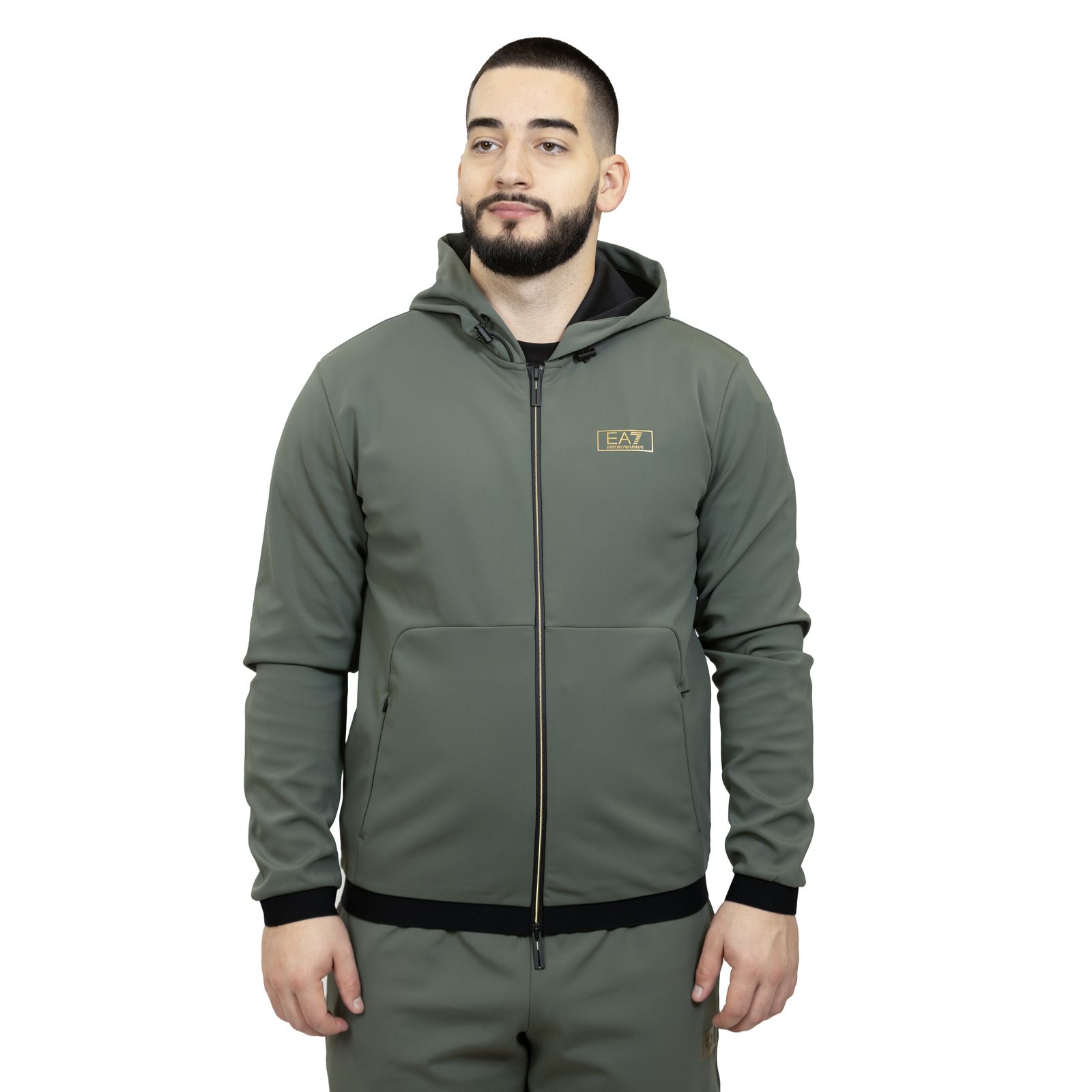 Emporio-Armani-EA7-Train-Gold-M-Label-Hoodie-7M0000350AF10343U8100-1_full Hanorac EMPORIO ARMANI EA7 pentru barbati TRAIN GOLD M LABEL HOODIE - 7M0000350AF10343U8100 - imagine 1