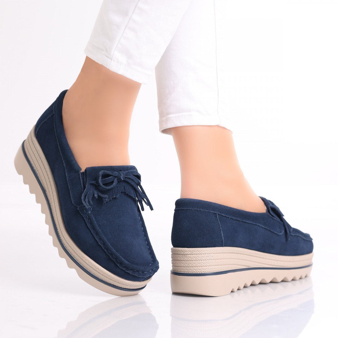 pantofi-dama-cu-platforma-bleumarin-din-piele-naturala-intoarsa-asion18264 Pantofi dama cu platforma Bleumarin din Piele Naturala Intoarsa Asion - imagine 1