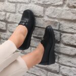 Pantofi dama Negri din Piele Ecologica Nataya - imagine 2