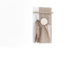 Cuier RIVA 1, Oak, Alb Gloss