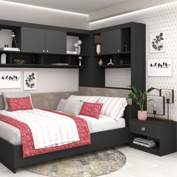Dormitor colt ALESSIO 3, Antracit