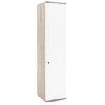 Dulap haine PRIMAVERA 45, H200, 1U, bara umerase, Oak, Alb