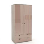 Dulap haine PRIMAVERA 90, H180, 2U2S, polite, Oak, Cappuccino Gloss