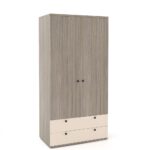 Dulap haine PRIMAVERA 90, H180, 2U2S, polite, Oak, Vizon