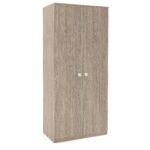 Dulap depozitare haine LINEA 90, A52, H200, 2U BUPO, Oak