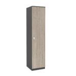 Dulap depozitare haine LINEA 45, A52, H200, 1U BU, Antracit, Oak