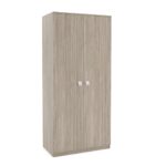 Dulap depozitare haine LINEA 90, A52, H200, 2U BU, Oak