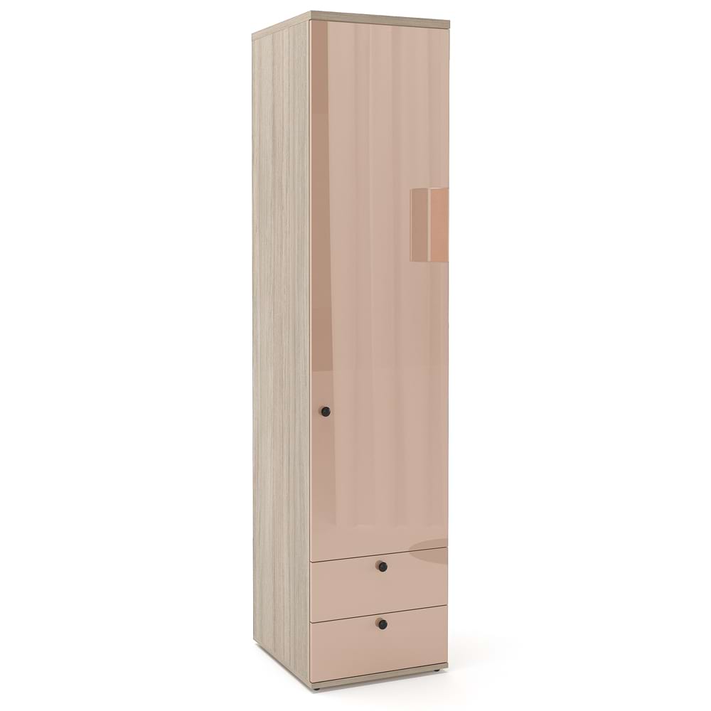 Dulap-haine-PRIMAVERA-45-H200-1U2S-bara-umerase-Oak-Cappuccino-Gloss Dulap haine PRIMAVERA 45, H200, 1U2S, bara umerase, Oak, Cappuccino Gloss - imagine 1