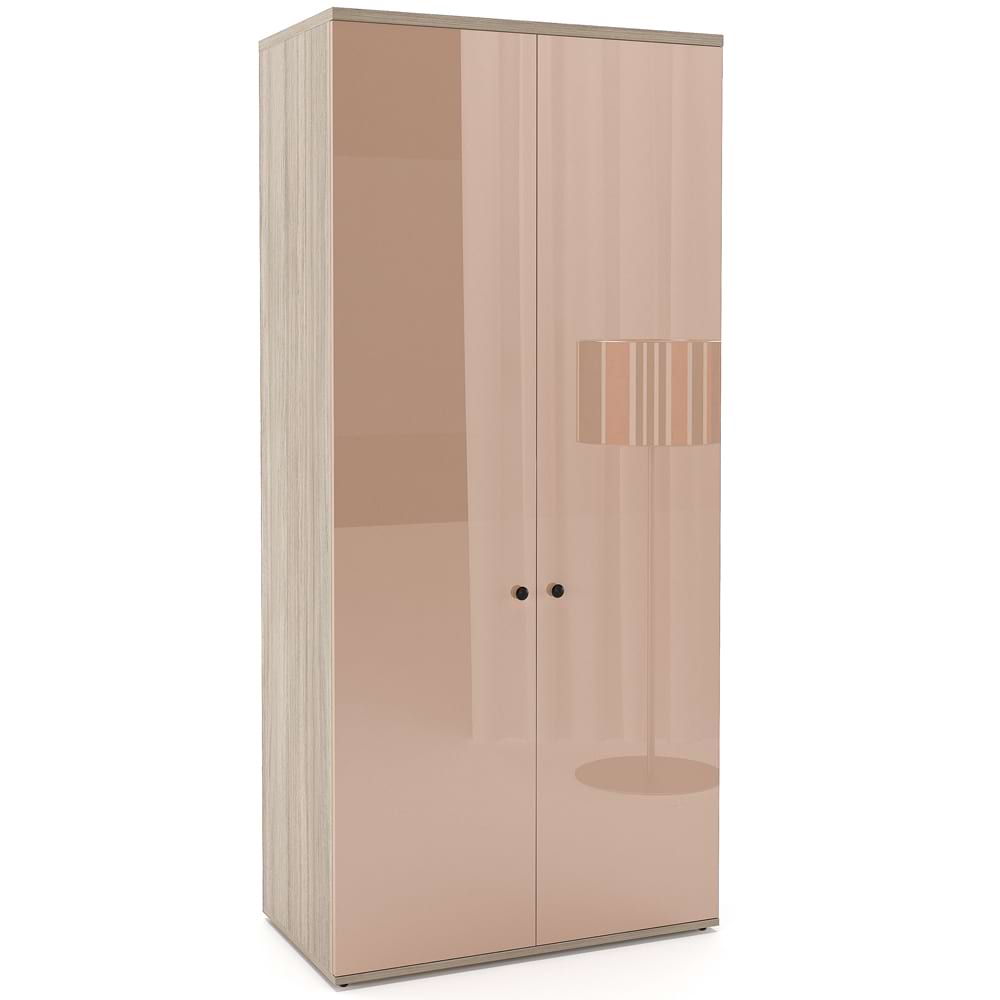 Dulap-haine-PRIMAVERA-90-H200-2U-polite-Oak-Cappuccino-Gloss_q5xa-bz Dulap haine PRIMAVERA 90, H200, 2U, bara umerase, Oak, Cappuccino Gloss - imagine 1
