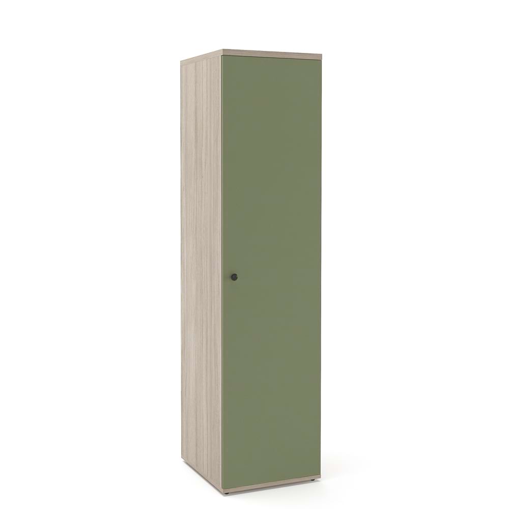 Dulap-haine_PRIMAVERA-45-_H180-1U-polite-bara-umerase-Oak-Pesto Dulap haine PRIMAVERA 45, H180, 1U, polite, bara umerase, Oak, Pesto - imagine 1
