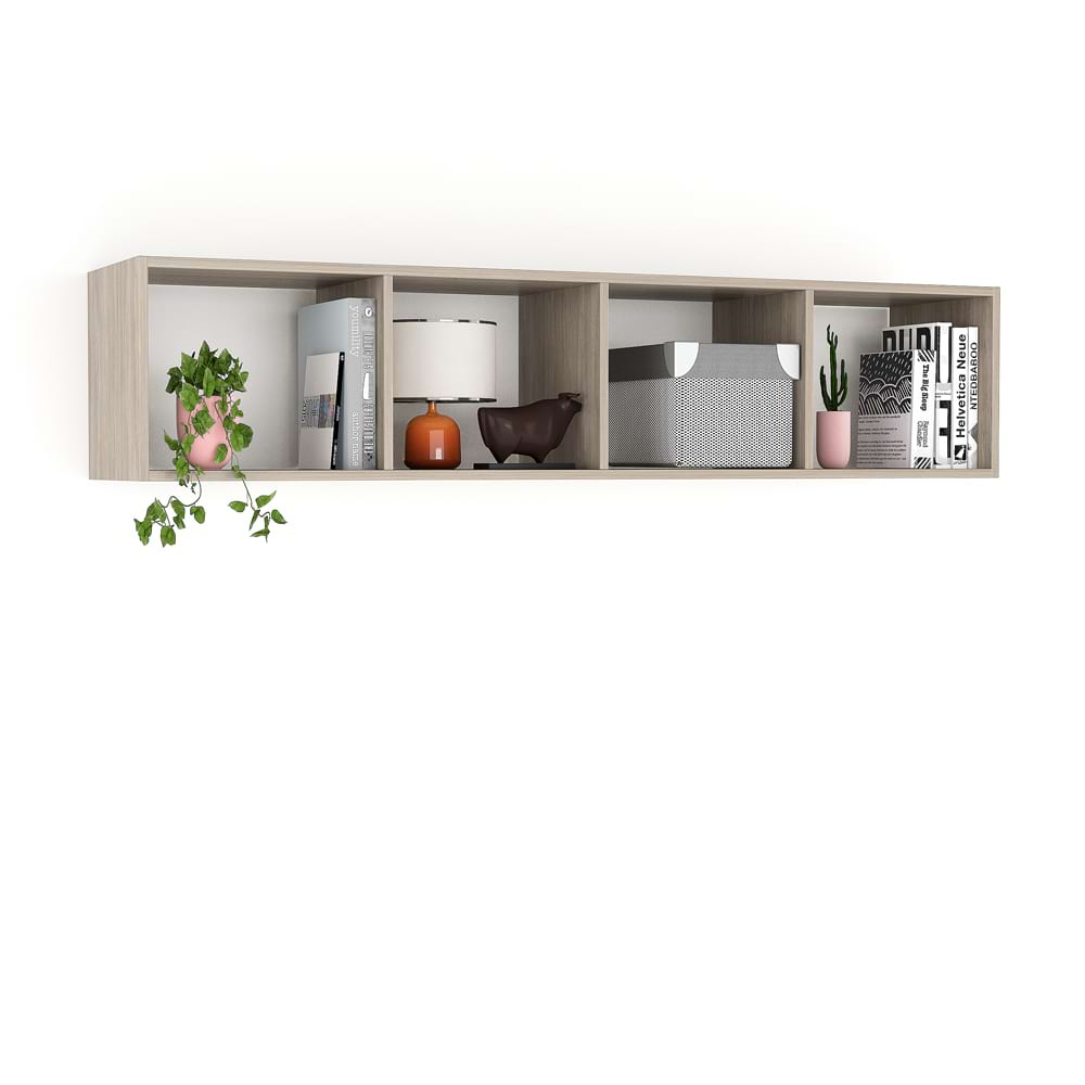 Dulap-suspendat-biblioteca-PRIMAVERA-160-Oak Dulap suspendat biblioteca PRIMAVERA 160, H35, Oak - imagine 1