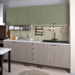Mobila bucatarie DOMINO A225, Oak, Pesto
