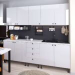 Mobila bucatarie STYLE A225, MDF Alb Gloss
