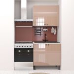 Mobila bucatarie STYLE A90, MDF Cappuccino Gloss
