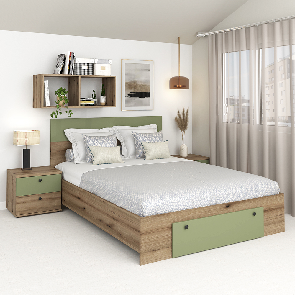 Pat-AMBRO-sertar-frontal-Stejar-Pesto-1_5q01-72 Pat AMBRO, 140x200, sertar frontal, Stejar, Pesto - imagine 1