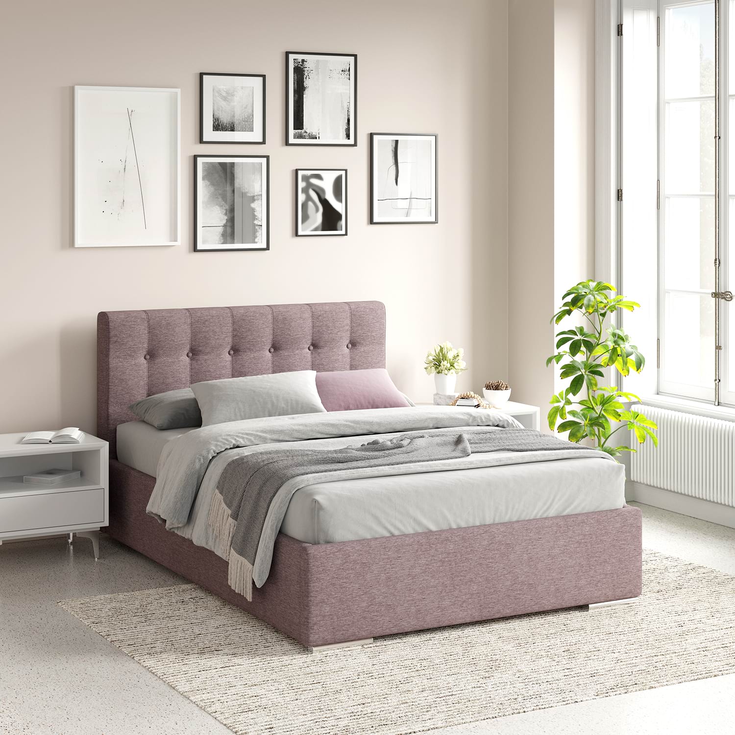 Pat-tapitat-GEORGIA-Clasic-tablie-H107-140x200-somiera-catifea-Verita-Mov-V60_g811-j8_8hsl-nk Pat tapitat GEORGIA Clasic, 180x200, H107, somiera, Stofa Mov Lila V60 - imagine 1