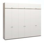 Dulap dressing 9 usi PRIMAVERA 270A, H235, Oak, Alb