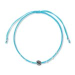 Bratara cu snur Light Blue Sea Snail
