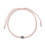 Bratara cu snur Orange Turtle