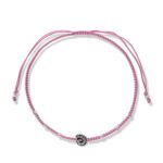 Bratara cu snur Pink Sea Snail