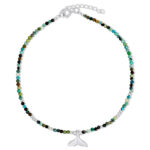 Bratara de glezna din argint SilverÂ Mermaid of Turquoise