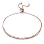 Bratara din argint Sparkling Tennis rose gold