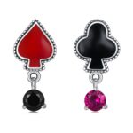 Cercei din argint Clubs and Diamonds Crystal