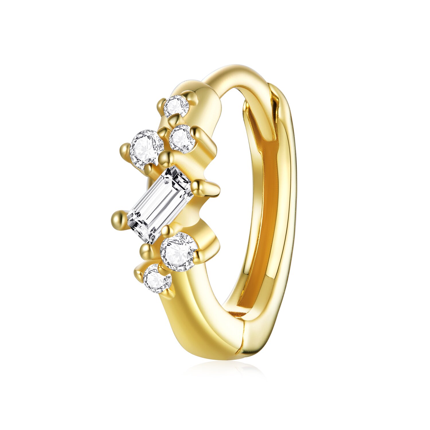 cercei-din-argint-golden-various-crystals-119984-4 CERCEL din argint Golden Various Crystals - imagine 1