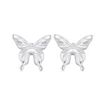 Cercei din argint Lovely Butterfly