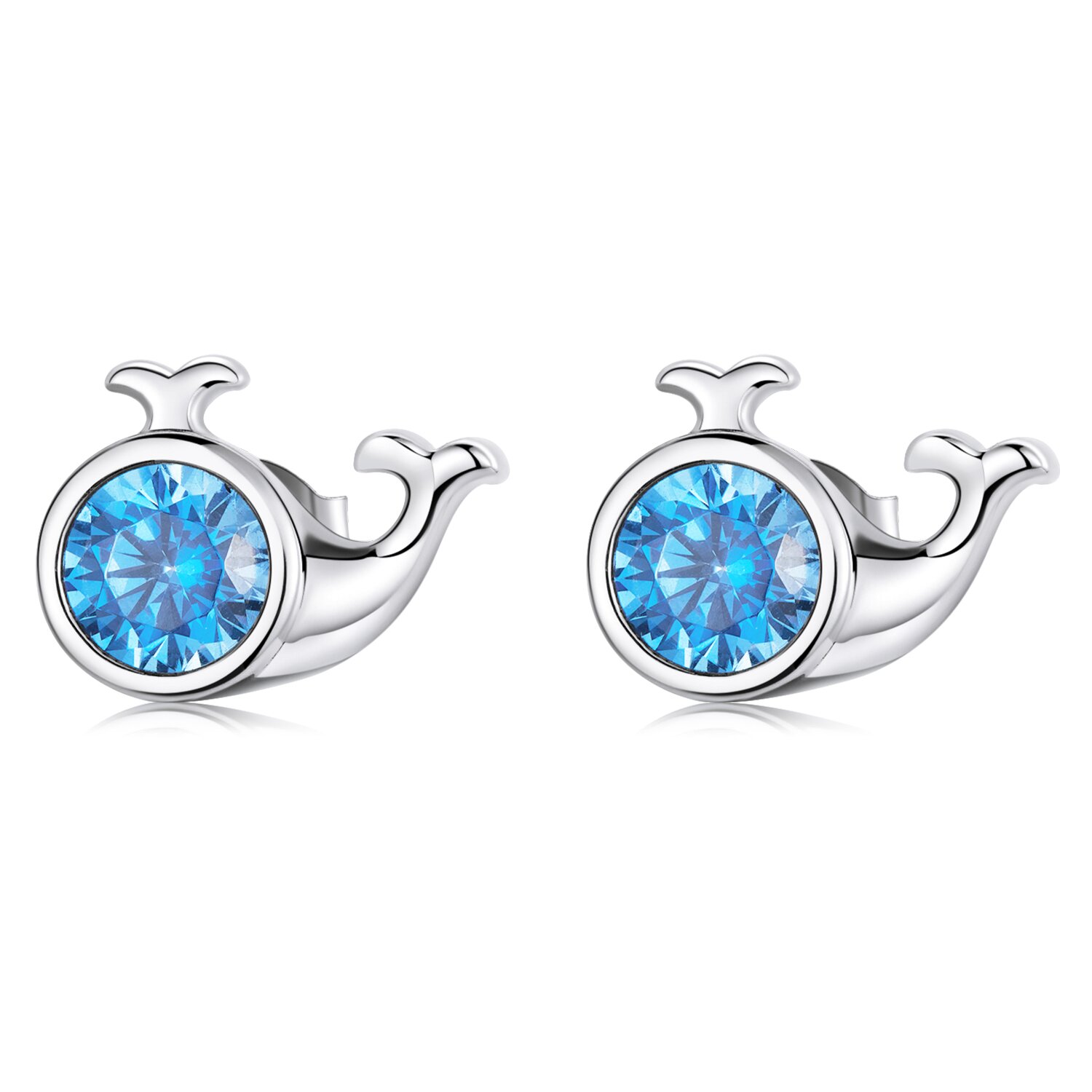 cercei-din-argint-mini-whales-105701-4 Cercei din argint Mini Whales - imagine 1
