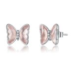 Cercei din argint Nude Butterflies Studs