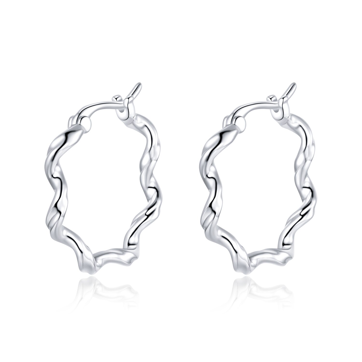 cercei-din-argint-round-swirls-87418-4 Cercei din argint Round Swirls - imagine 1