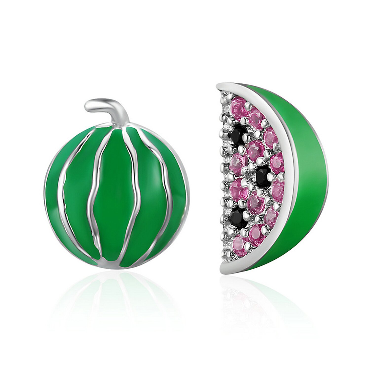 cercei-din-argint-shiny-watermelon-83140-4 Cercei din argint Shiny Watermelon - imagine 1