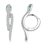 Cercei din argint Studded Snakes