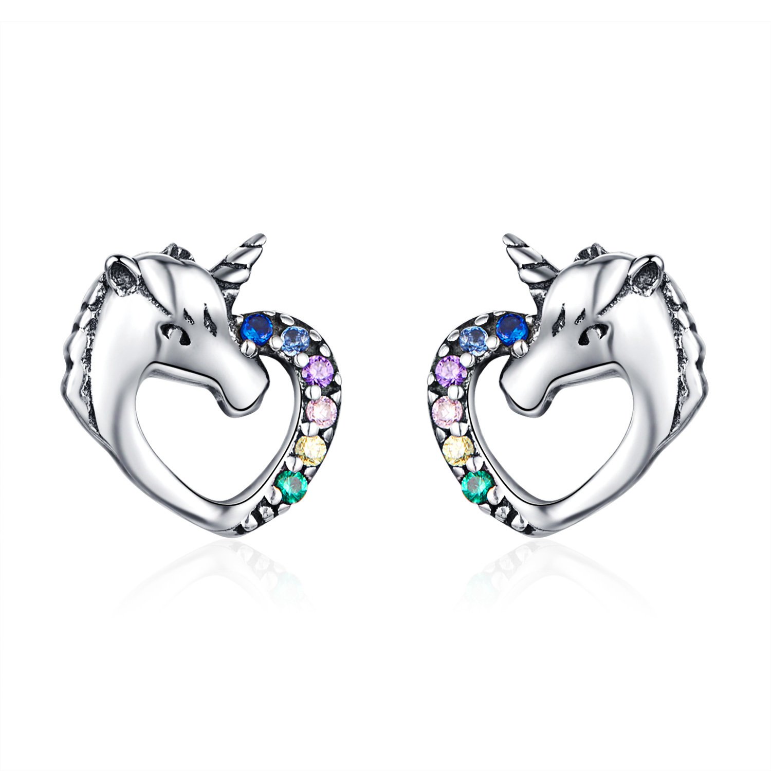 cercei-din-argint-unicorn-s-heart-64050-4 Cercei din argint Unicorn's Heart - imagine 1