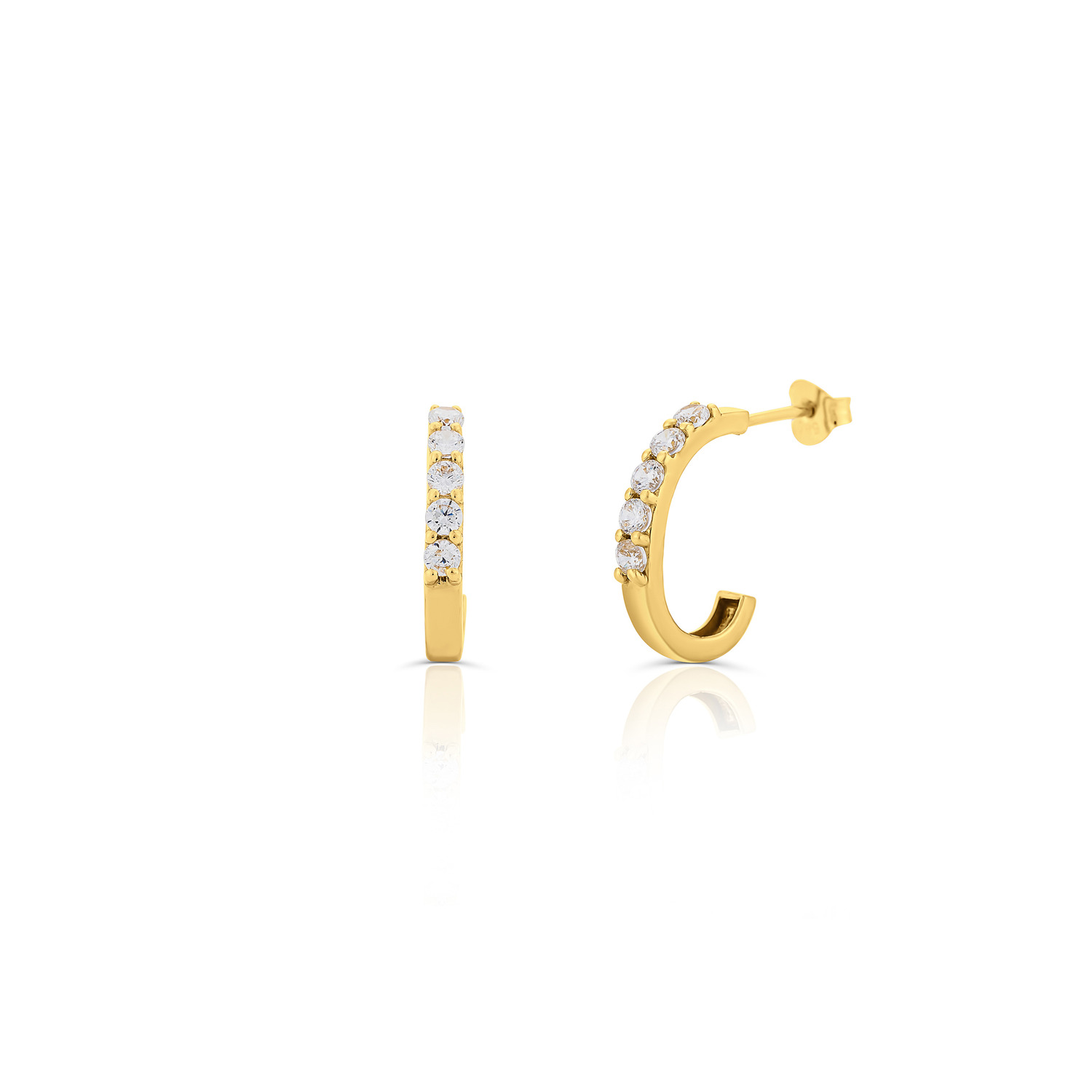 cercei-din-aur-14k-crystals-arch-149202-4 Cercei din aur 14k Crystals Arch - imagine 1