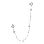 CERCEL din argint Beaded Chain