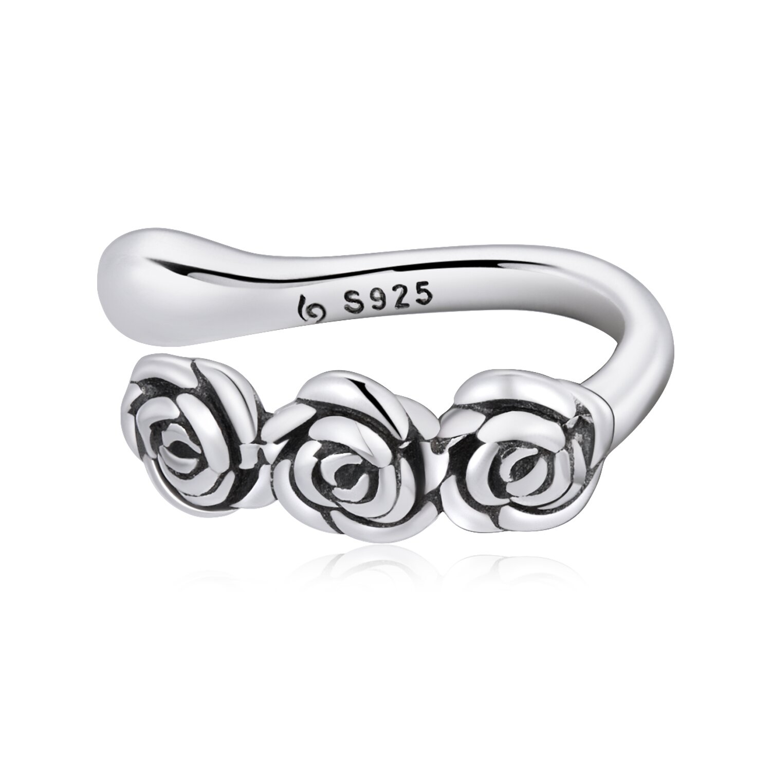 cercel-din-argint-silver-roses-105374-4 CERCEL din argint Silver Roses - imagine 1