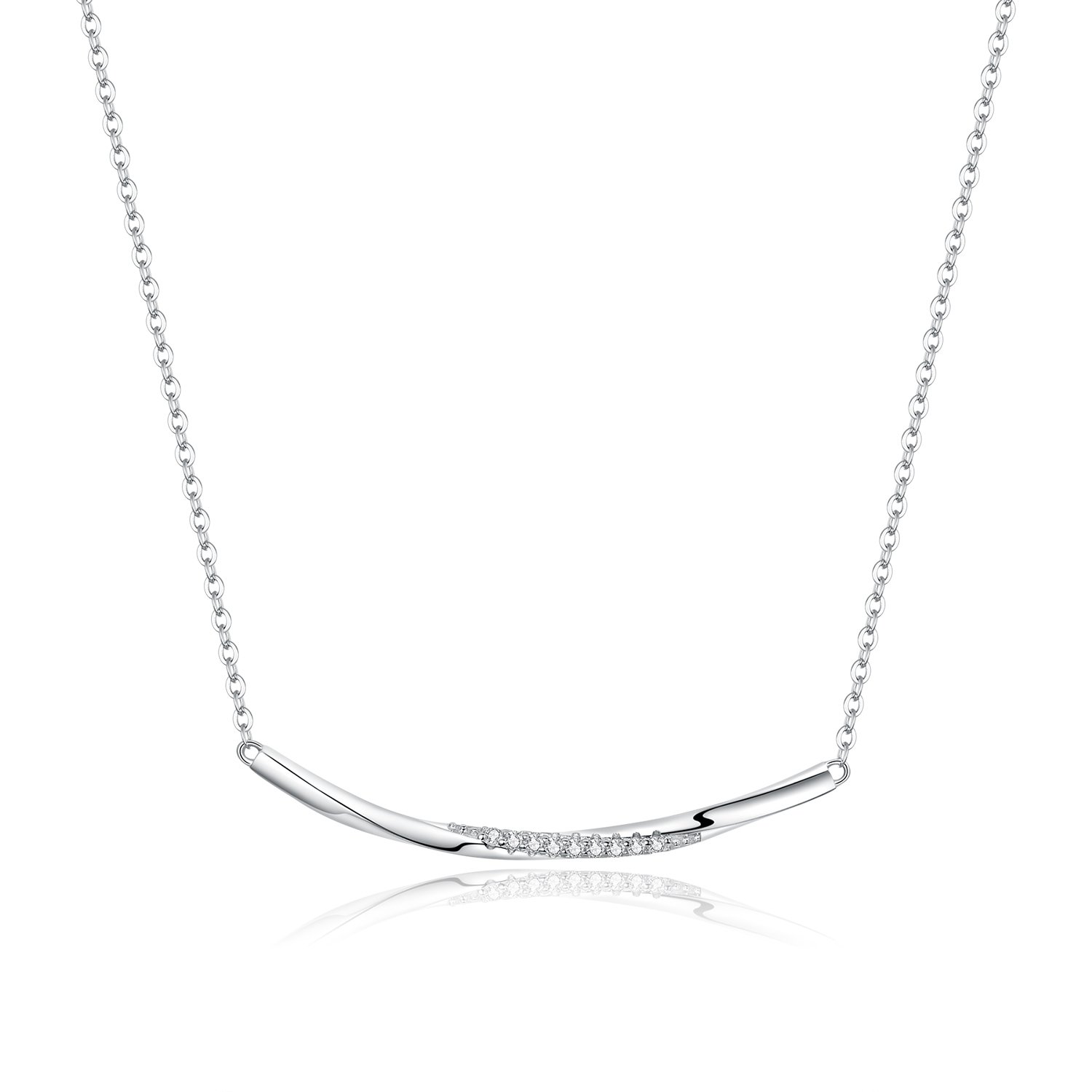 colier-din-argint-crystal-twist-67188-4 Colier din argint Crystal Twist - imagine 1