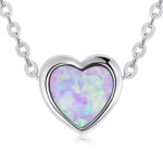 Colier din argint Lovely Pink Opal