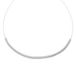Colier din argint Sparkling Choker Tennis