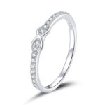 Inel din argint Crystal Infinite Band